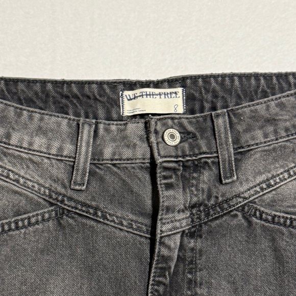 We The Free Gray Denim Maxi Skirt Size 8 - Picture 4 of 4